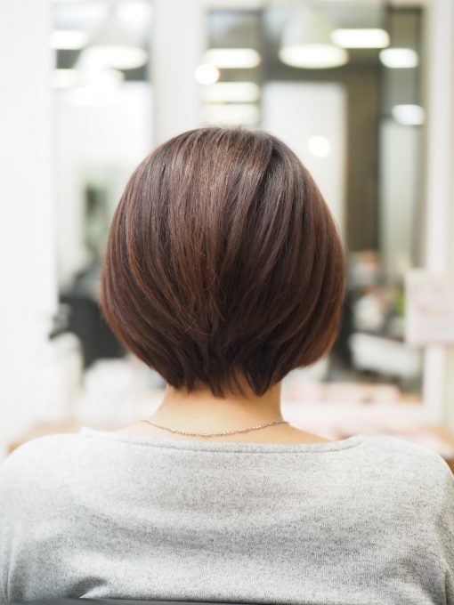 30代からの大人女性ショートカット/スッキリショートボブ