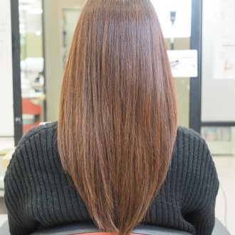 明るい白髪染め！40代/50代/若見えツヤカラー/レイヤーカット