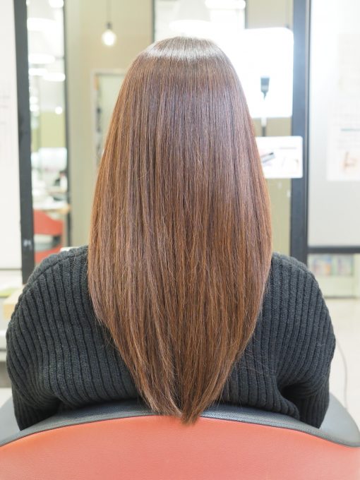 明るい白髪染め！40代/50代/若見えツヤカラー/レイヤーカット